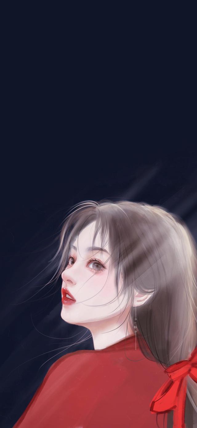 古风美女手绘插画，古风美女手绘插画图片（若有诗书藏于心）