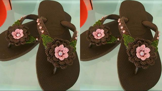 钩鞋子教程从头到尾纯色，像我这样手工钩编一双