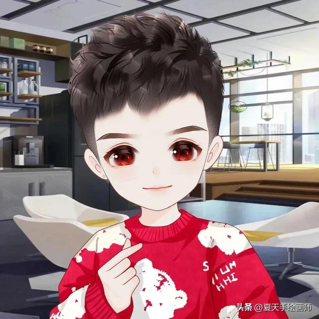 手绘微信头像，手绘头像（快来给自己换一款头像吧）