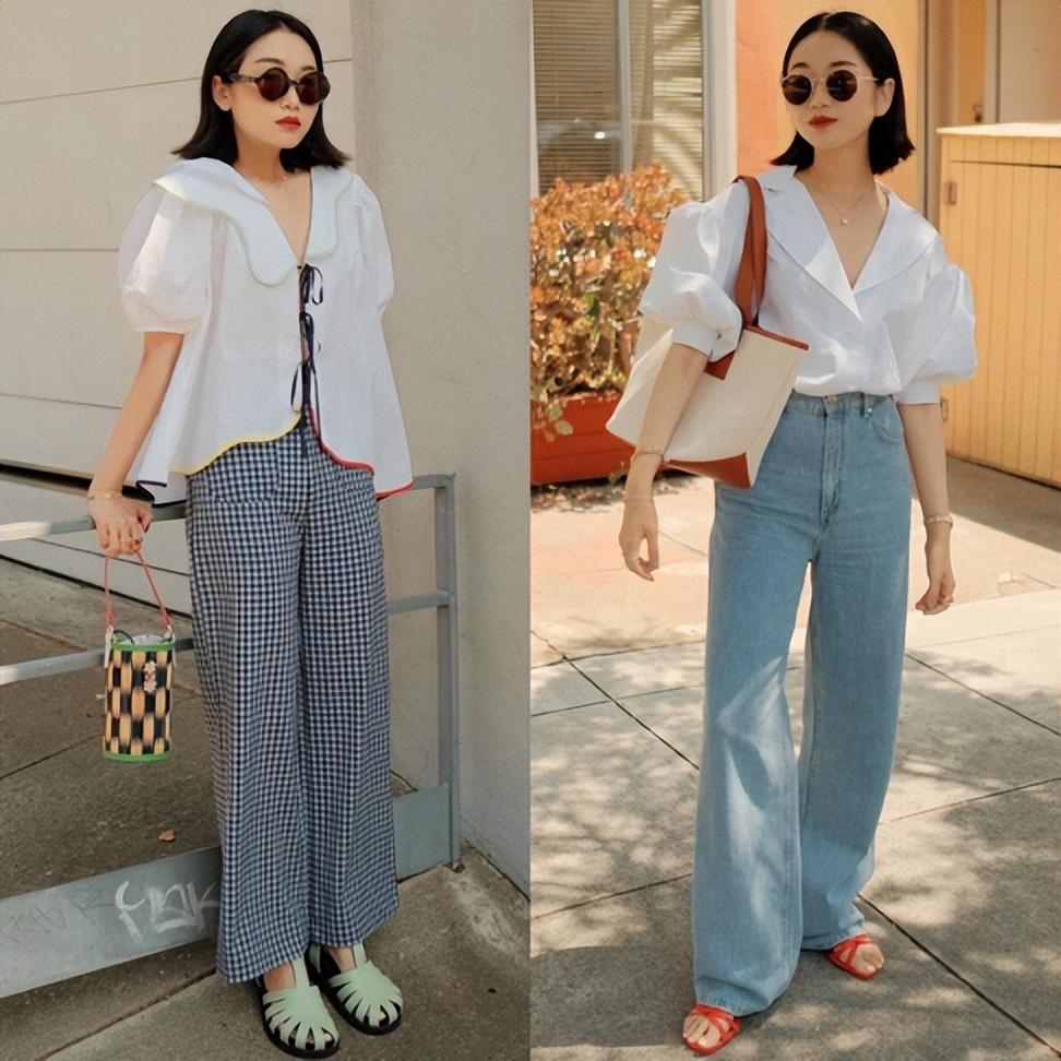 小个子适合穿什么款式的裤子，矮个子适合穿什么裤子显高（这位博主的搭配值得学，很显高）