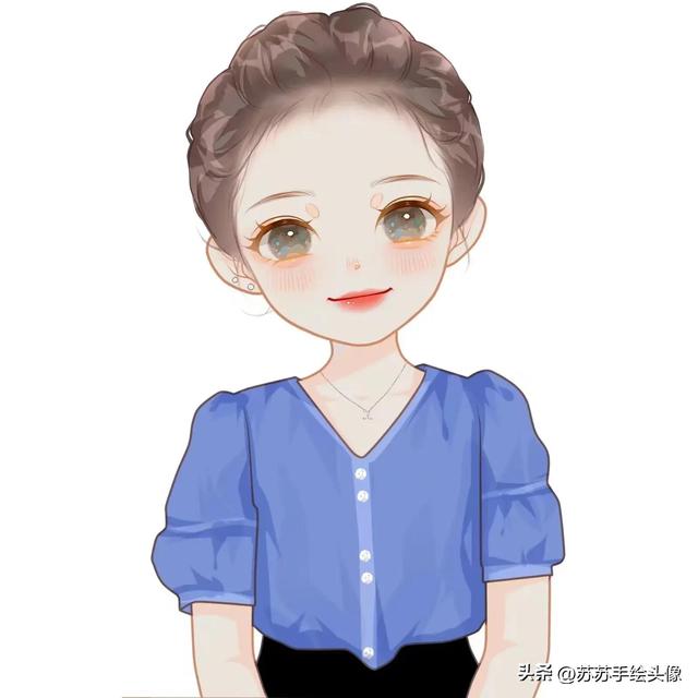 卡哇伊头像 超萌女生，卡哇伊女头微信（呆萌可爱的女生卡通头像）