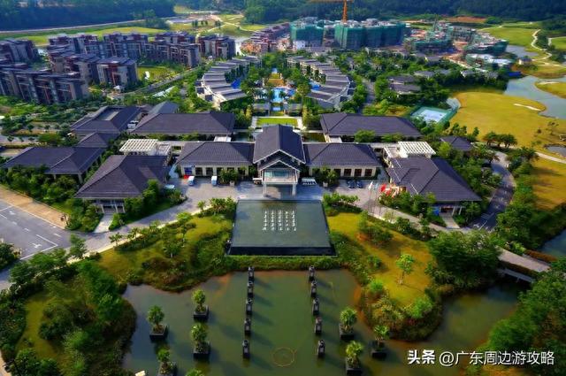浪漫度假好去处~恩平泉林亲水别墅泡私家池温泉~乓的一声跳入水