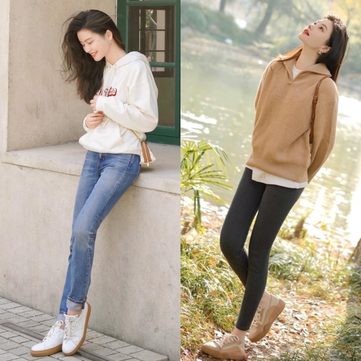 卫衣与裤子的搭配细节