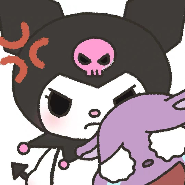 库洛米情侣头像，库洛米情头微信（库洛米巴库：三丽鸥情头）