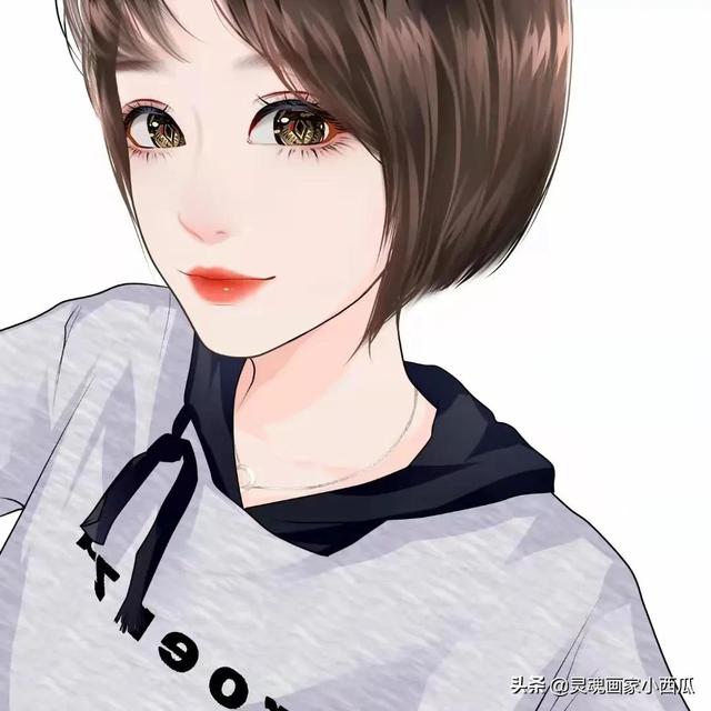 好看的动漫女生头像。，好看的动漫女生头像冷酷霸气（手绘的女生动漫微信头像）