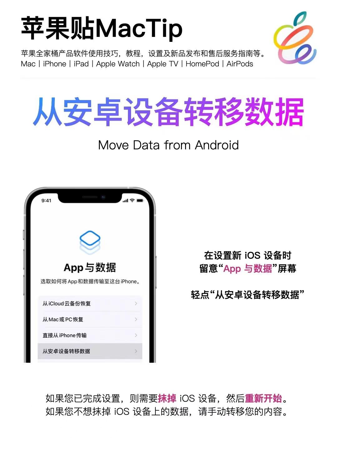 安卓导入数据到苹果手机，旧机安卓换新机苹果一键导入