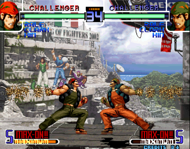 拳皇97连续技，拳皇97特瑞最快通关（经典街机《拳皇》1P和2P一起摇大招）