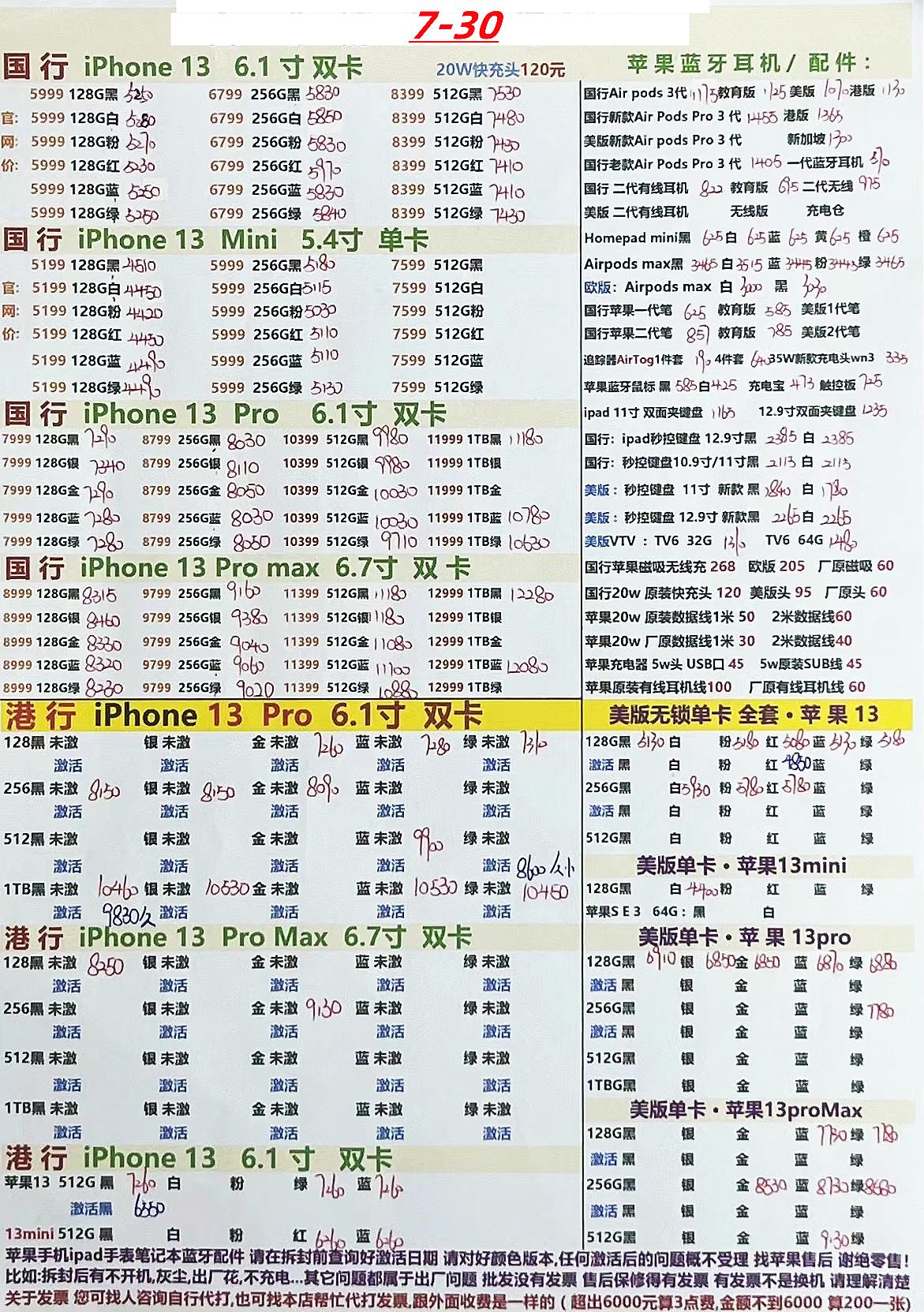 华强北报价(2022华强北iphone报价)