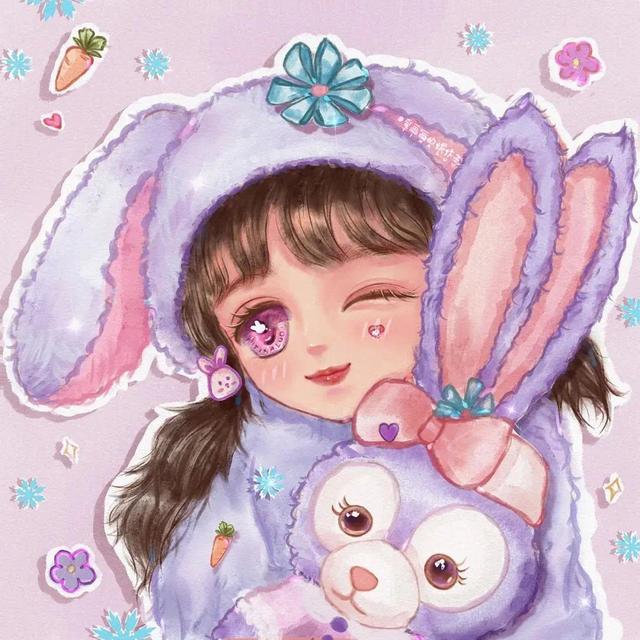好看又可爱的闺蜜头像，超可爱的闺蜜头像✨微信（超美超可爱的手绘女生闺蜜头像）