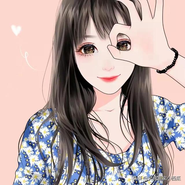 微信头像动漫女，动漫女生头像（手绘的女生动漫微信头像）