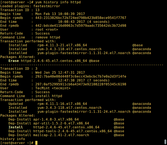 怎样删除历史搜索记录，怎么删除搜索的历史记录（History查找已安装或已删除的软件包信息）
