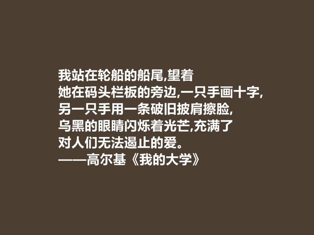 高尔基的名言，高尔基的名言关于读书（名作《我的大学》十句格言）