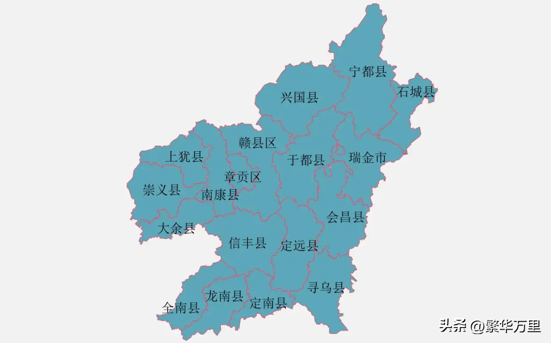 赣州有几个县(赣州政治地位怎么这么高)