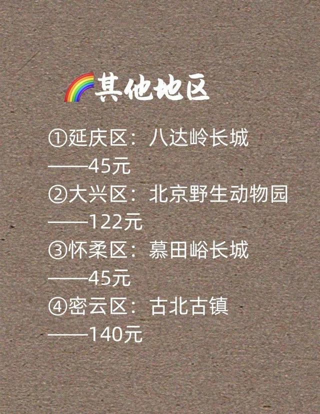 北京旅游超全旅游攻略