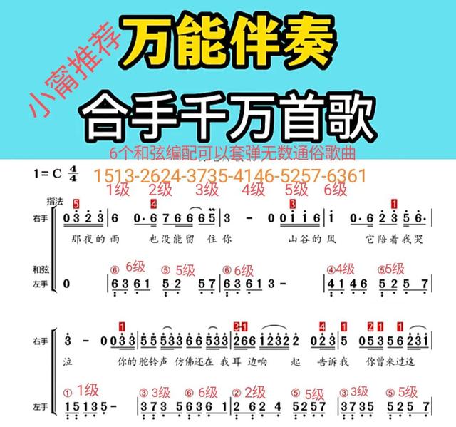 钢琴七种常用和弦公式，钢琴流行即兴入门公式和弦荟萃