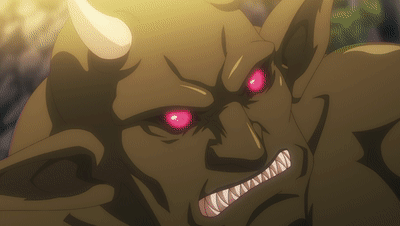 这部1月新番,尼克隔空挥刀砍哥布林,伤都没有怎么干掉它们的?