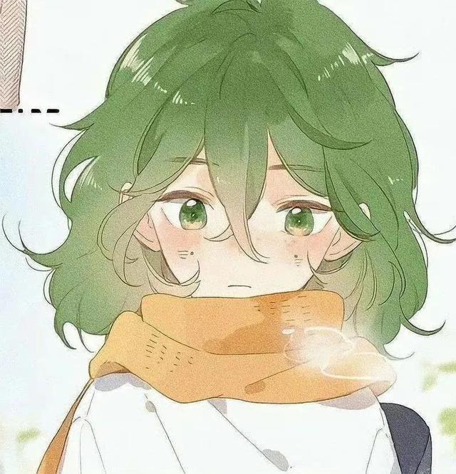 绿色系女生头像，绿色系女生头像二次元微信（绿色系动漫女生头像绝绝子）