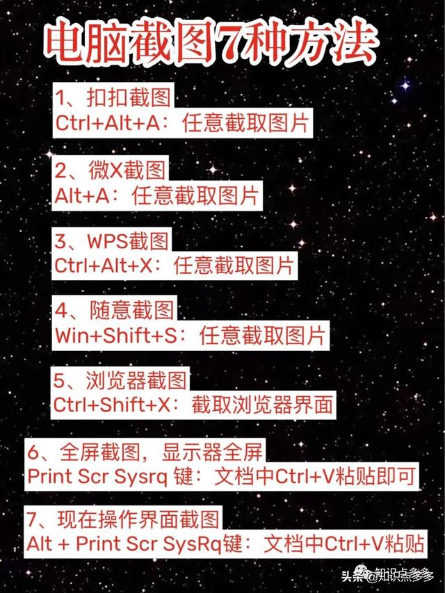电脑截屏怎么截长图快捷键，电脑上怎么截图（电脑截图7大方法）