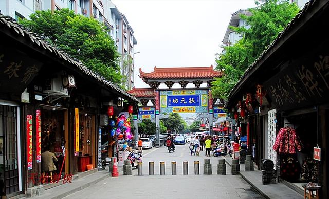阆中古城景点地图高清版大图，初识中国风水宝地阆中古城
