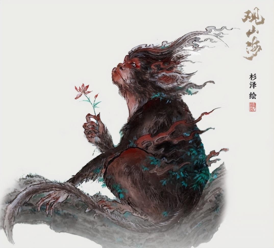 《山海经》神秘鳐鱼图鉴：上古异兽形态揭秘，带你领略奇幻海洋生物的古老传说