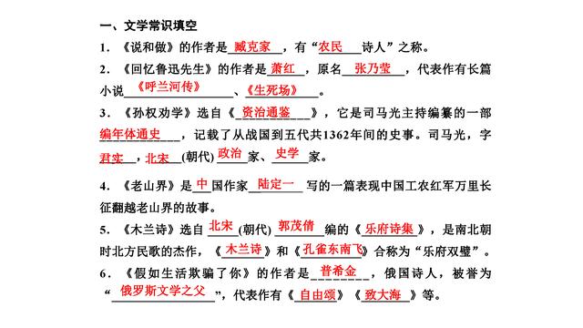 七年级下册语文书，部编版七年级下册语文电子课本（<下>语文228个考点+名著导读+文学常识）