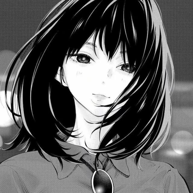 好看的黑白漫头.，微信头像，好看的黑白漫头.（黑白动漫卡通头像）