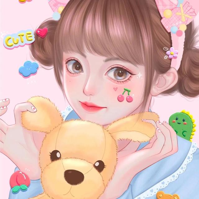 可爱女生的图片，可爱少女图微信（超美超可爱的女生头像、闺蜜头像）