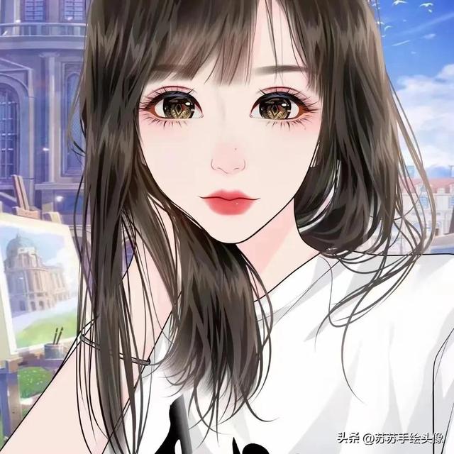 超仙气的卡通小姐姐，微信头像，超仙气的卡通小姐姐（优雅大方好看的女生动漫头像）