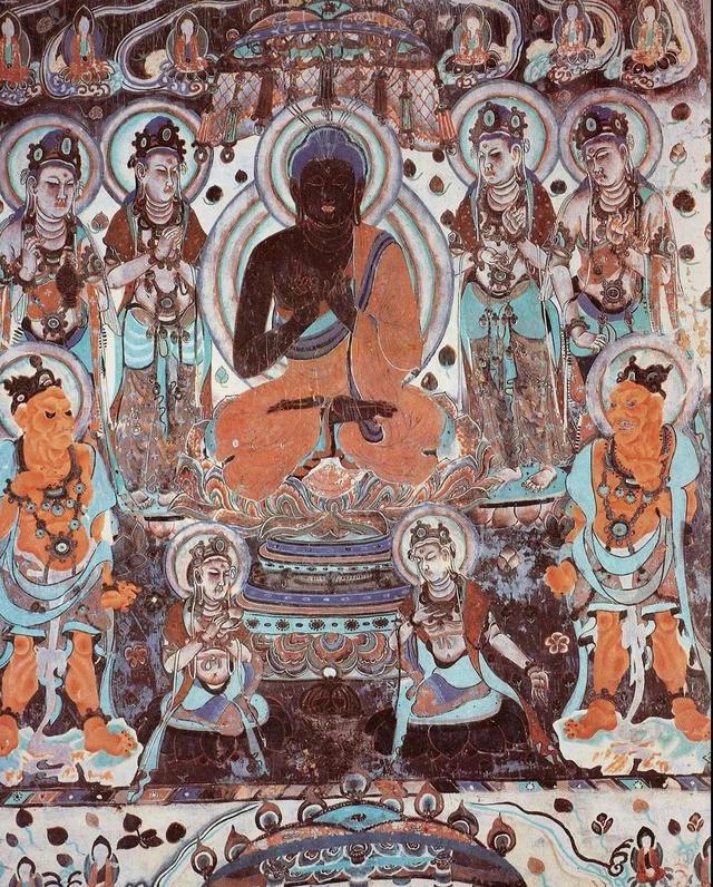 敦煌壁画图片大全，敦煌飞天壁画高清图（敦煌壁画对于中国画坛的影响）