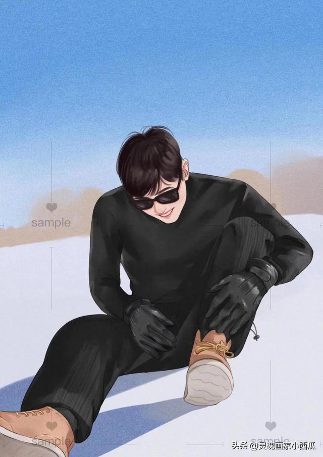 动漫人物手绘男，手绘动漫男头微信（手绘的男士动漫风头像）