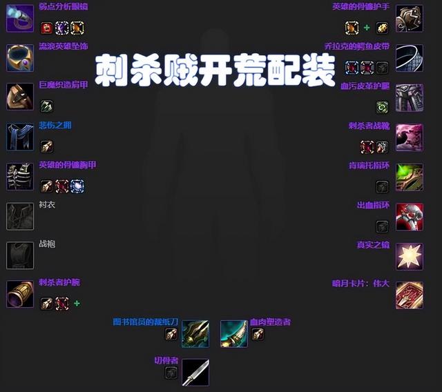 怀旧服团本部落猎人天赋，7个物理专精WLK团本开荒配装和天赋