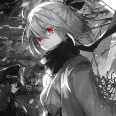 动漫头像男黑暗系，黑暗系男生动漫头像微信（黑白动漫男生头像2021）