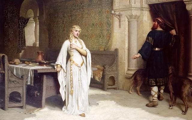 马背上的godiva夫人，我要悄悄画一幅Godiva夫人（愤怒的群众刺瞎了他的双眼）