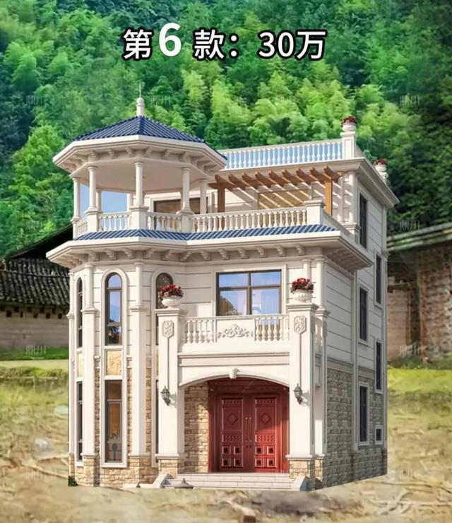 三层现代风格别墅，农村别墅自建房设计三层 现代风（6款农村建房不能错过的3层现代风别墅）