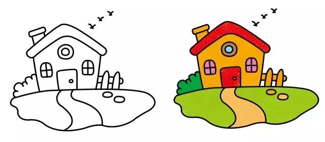 一步一步画白云，白云怎么画（60款唯美的风景简笔画教程）