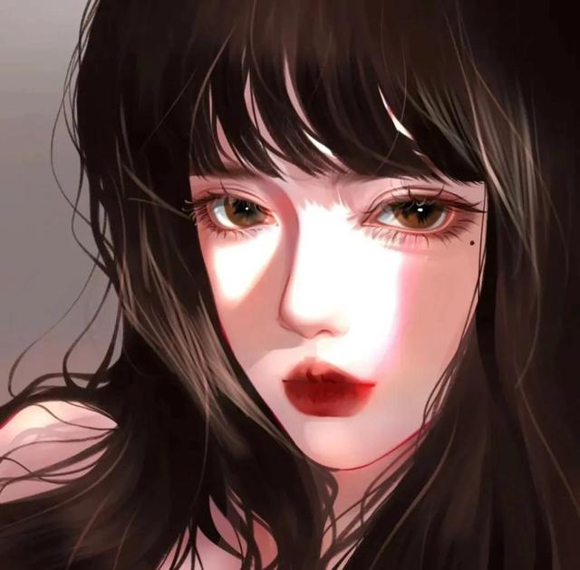 手绘卡通头像女，动漫女生手绘头像（个性女动漫手绘微信头像）