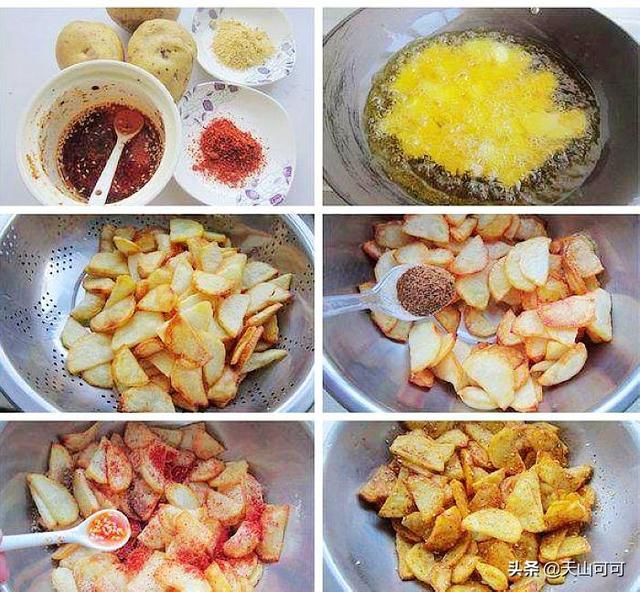 土豆的n种吃法绝了太好吃了，教你土豆十种简单花样吃法