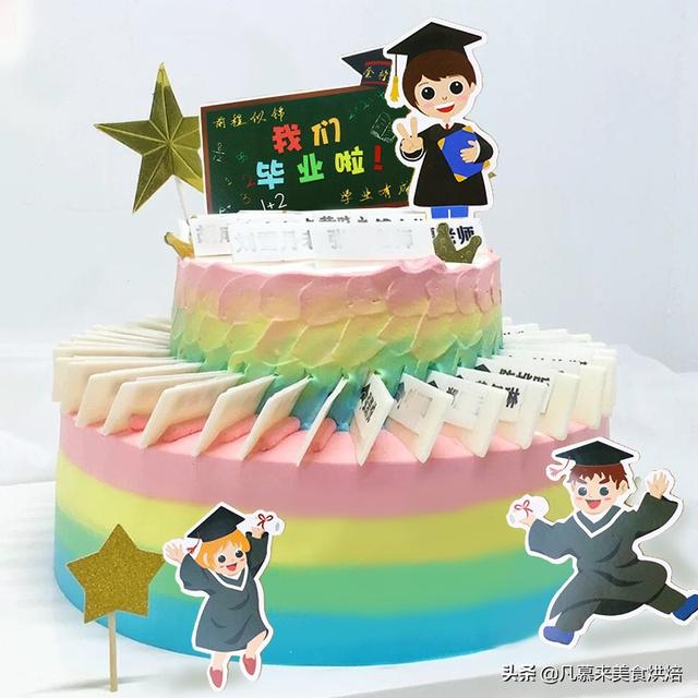 8寸和10寸的蛋糕比较图，8英寸蛋糕等于多少寸10寸吗（100款毕业蛋糕图片合集）
