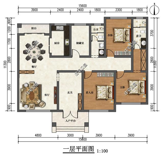 农村一层小别墅设计图，自建一层别墅户型图大全集（推荐8套图纸看看哪套适合你）