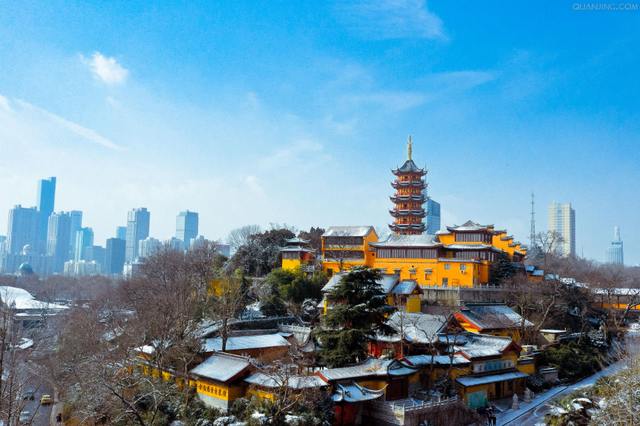 南京第一大寺鸡鸣寺，南朝四百八十寺之首“古鸡鸣寺”