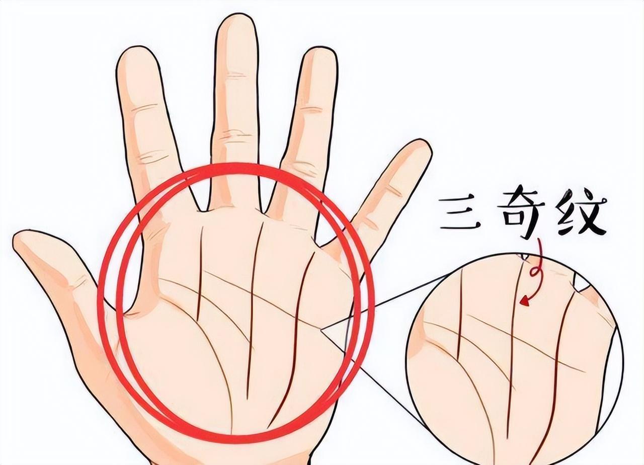智慧线和生命线连在一起,老祖宗识人术"掌中横竖川 - 玉三网