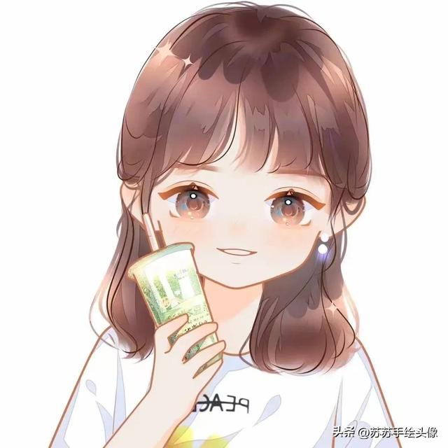 微信卡通图片头像，萌萌哒卡通Q版人物头像（呆萌又可爱的女生卡通头像）