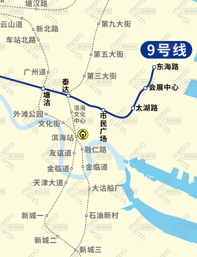 天津地铁2号线线路图，天津地铁最新规划线路网（天津城市轨道交通运营）