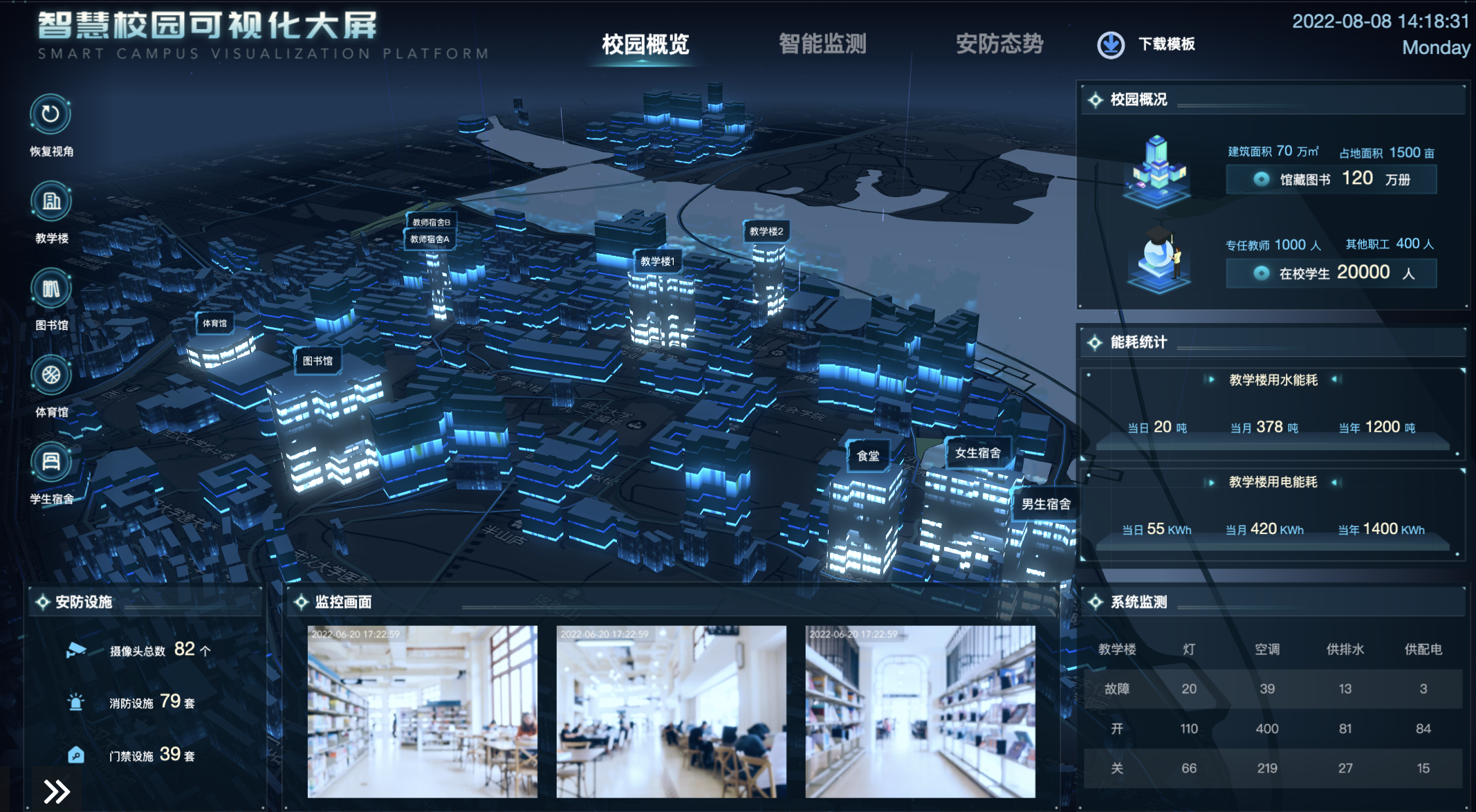 智慧校园可视化