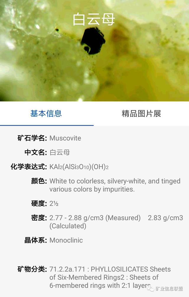 云母矿的种类有哪些，云母矿是什么（矿石之白云母和砷铜矿）