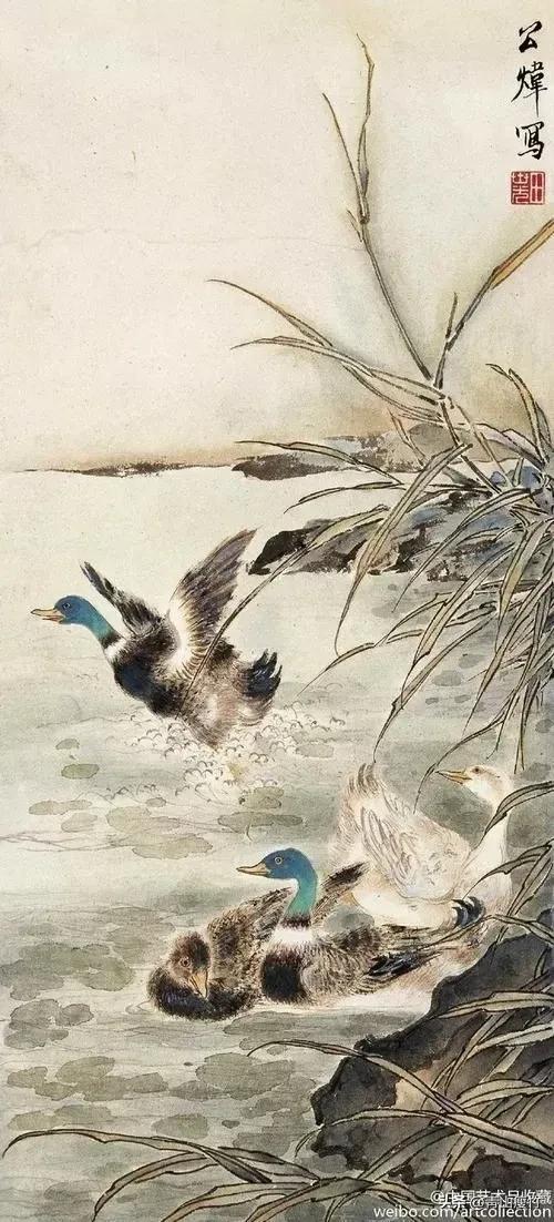 花鸟画作品欣赏，立体横幅小写意花鸟画100幅（精品花鸟画30幅，欣赏）