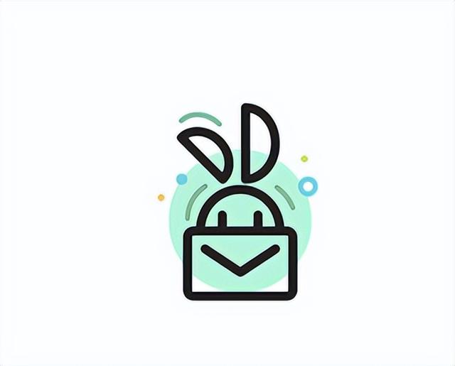 关于兔子元素logo图形设计，一组灵动的兔子元素标志设计