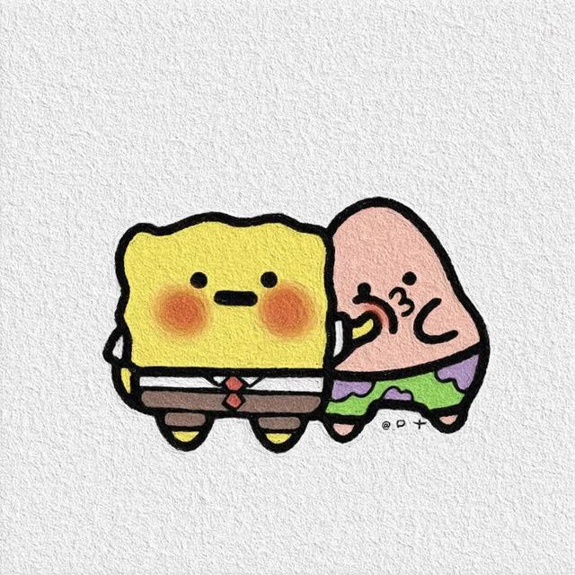 海绵宝宝人物，顾云曦.可爱海绵宝宝动画片人物微信（海绵宝宝和派大星动漫头像）