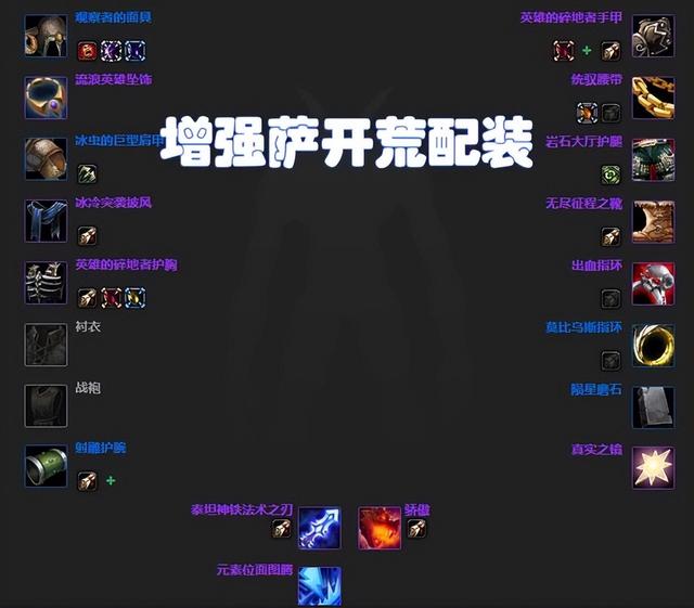 怀旧服团本部落猎人天赋，7个物理专精WLK团本开荒配装和天赋