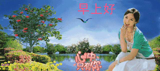 异性暧昧早安问候图片，异性知己早上好暖心问候（不用打字就可以聊天的早上好图片）